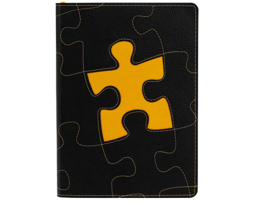 Ежедневник «Управление персоналом», недатированный, черно-желтый