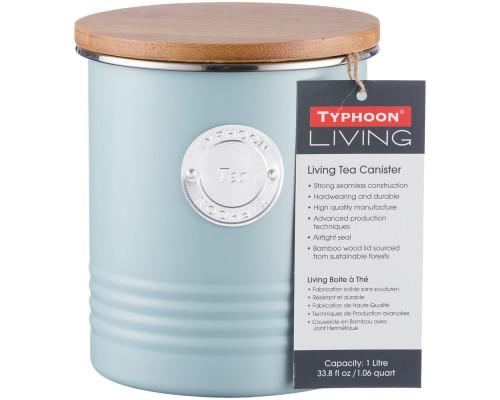 Емкость для хранения чая Living, голубая