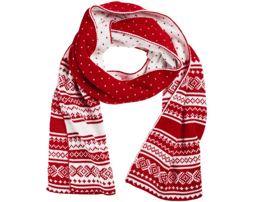 Шарф Lambient, красный с белым