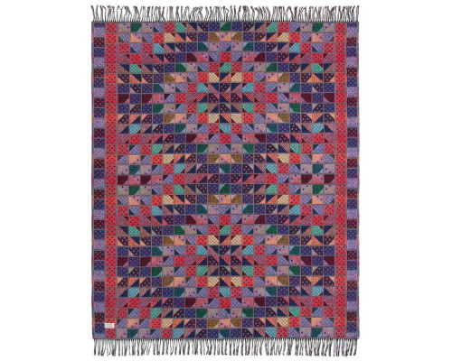 Плед Illinois, бордовый