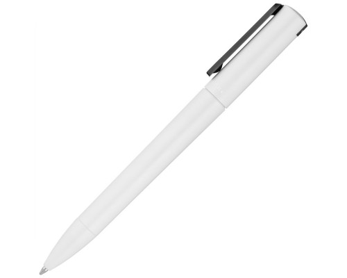 Ручка шариковая Split White Neon, белая с черным