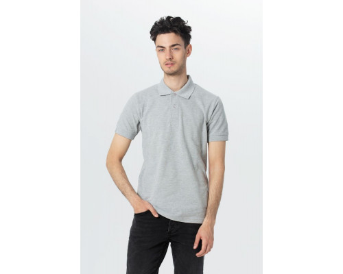 Рубашка поло мужская Virma Premium, серый меланж