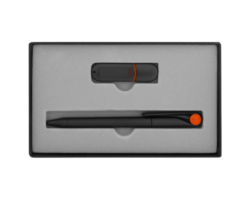 Набор YourDay Black, черно-оранжевый