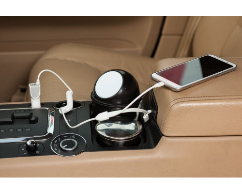 Автомобильное зарядное устройство High Ride, белое