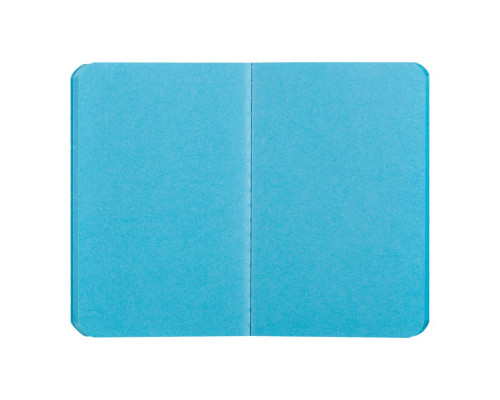 Блокнот Excentrica, черный с голубым