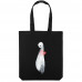 Холщовая сумка Ghost of Love, черная