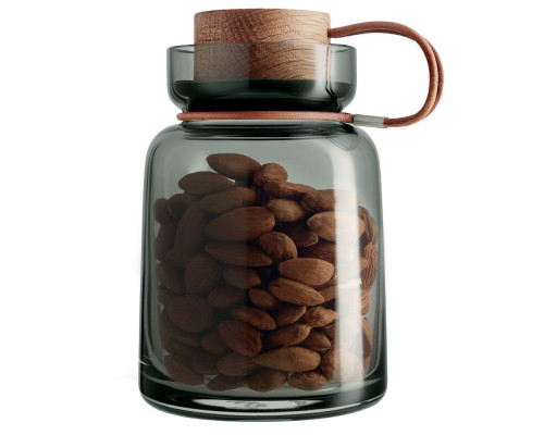 Банка для хранения Silhouette, малая, серая