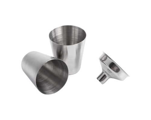 Набор Trusty: фляжка, стаканчики и воронка, черный