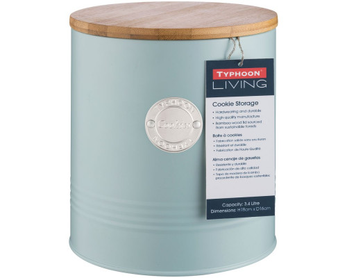 Емкость для печенья Living, голубая