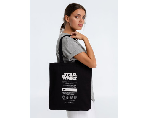 Холщовая сумка Star Wars Care Label, черная
