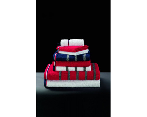 Полотенце Athleisure Strip Large, белое