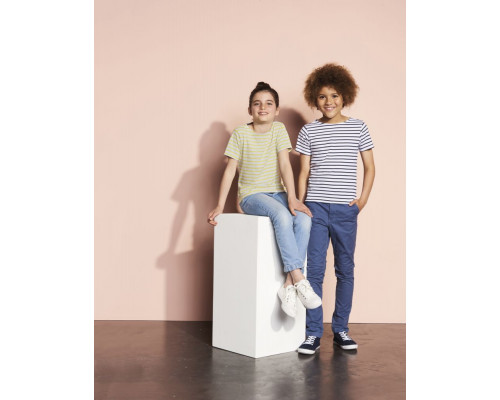 Футболка детская Miles Kids серый с желтым