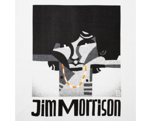 Футболка «Меламед. Jim Morrison», белая