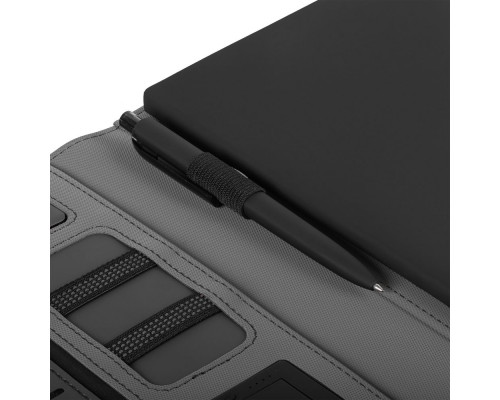 Органайзер Midstream с блокнотом и аккумулятором, черный