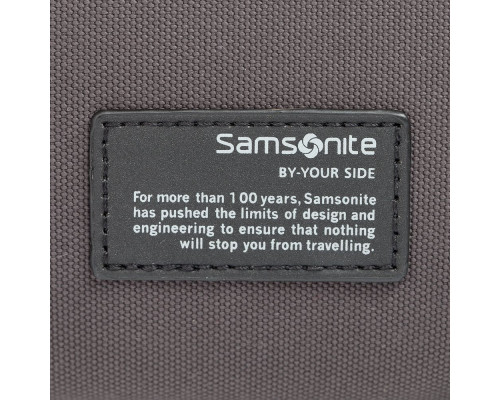 Сумка для ноутбука Sideways Laptop Bag, черная с серым