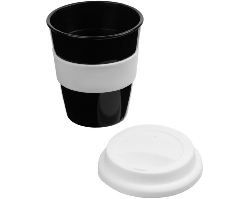 Стакан Street, черный с белым