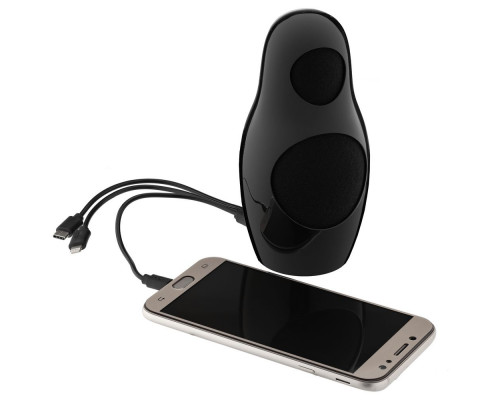 Беспроводная колонка Repeat с аккумулятором 4000 мАч, черная