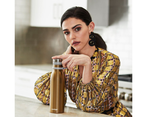 Термобутылка Matterhorn, вакуумная, золотистая