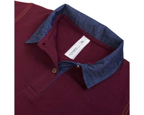 Рубашка поло женская DNM Forward бордовая