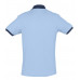 Рубашка поло Prince 190, голубая с темно-синим