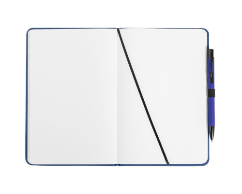 Набор: блокнот Advance с ручкой, синий с черным