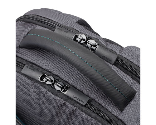 Рюкзак для ноутбука Qibyte Laptop Backpack, темно-серый с черными вставками