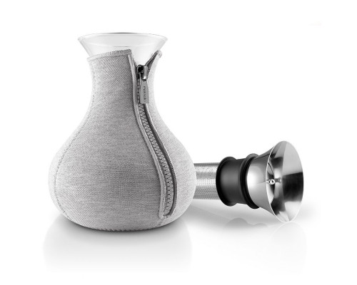 Чайник заварочный Tea Maker в чехле, светло-серый
