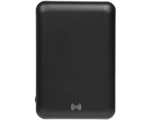 Аккумулятор с беспроводной зарядкой Full Feel Qi 10000 мАч, черный