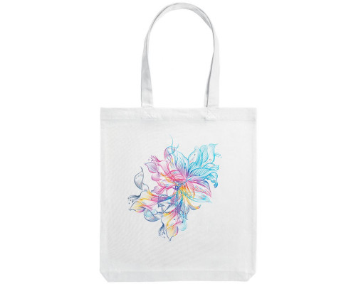 Холщовая сумка Vibrance, молочно-белая