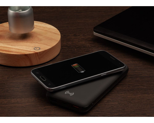 Aккумулятор Uniscend Quick Charge Wireless 10000 мАч, черный