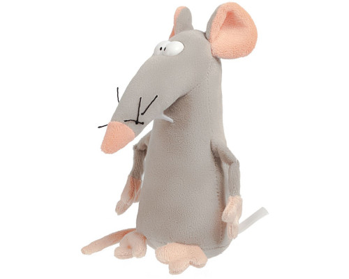 Мягкая игрушка «Мышонок Dude», серо-розовый