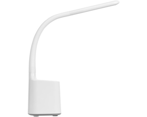 Настольная лампа с подставкой для ручек Bendy, белая