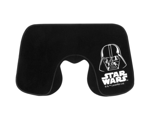 Надувная подушка под шею Darth Vader в чехле, черная