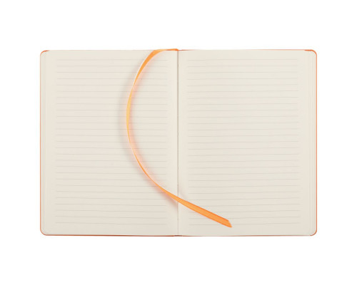 Блокнот Scope, в линейку, оранжевый