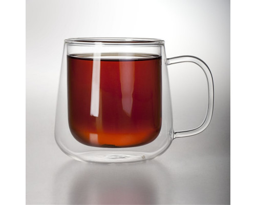 Чашка с двойными стенками Glass First