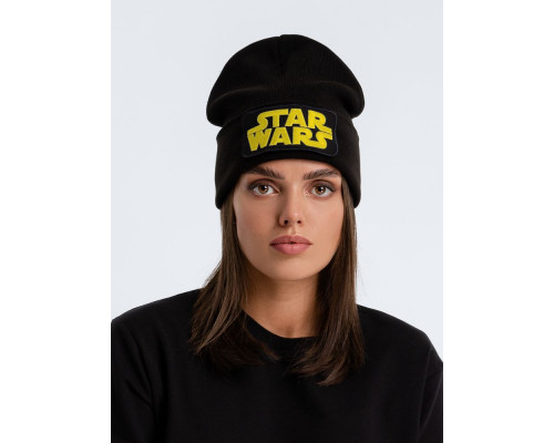 Шапка с вышивкой Star Wars, черная