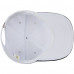 Бейсболка Bizbolka Canopy, белая с темно-синим кантом