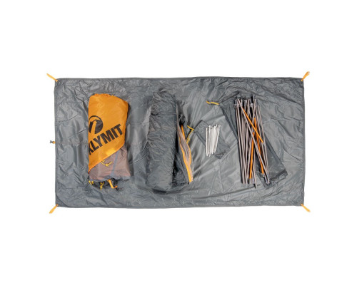 Палатка трекинговая Maxfield 4, серая с оранжевым