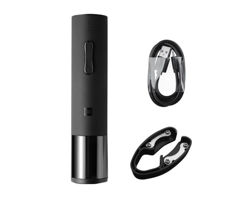 Электрический штопор Huo Hou Electric Wine Bottle Opener, черный