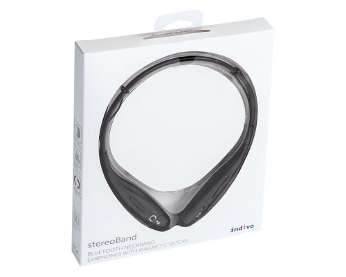 Bluetooth наушники stereoBand, черные
