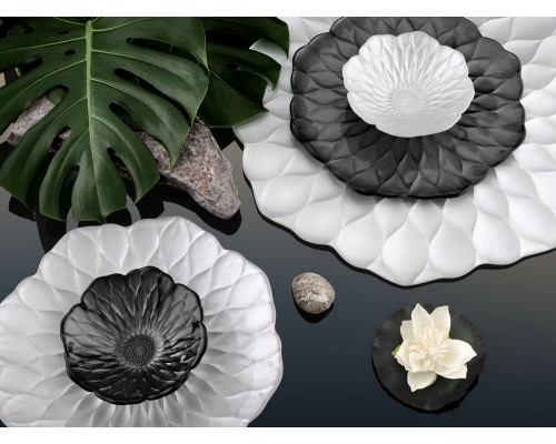 Блюдо-поднос Black Lotus, черное