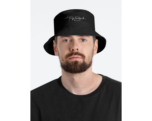 Панама Tony Stark, черная с белым