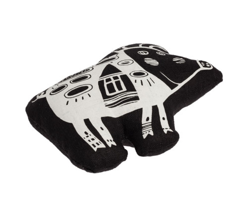 Игрушка «Свинка, витающая в облаках», черная