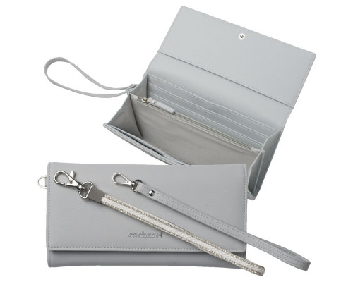 Набор Cacharel: кошелек и платок, голубой с красным