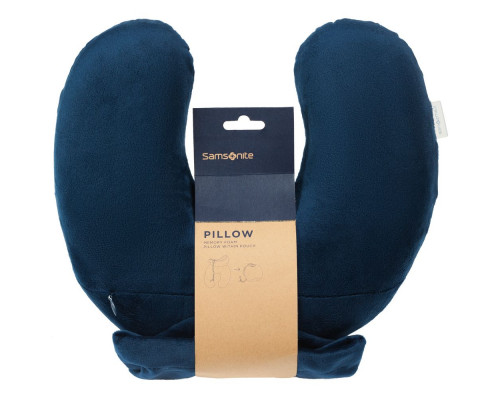 Подушка дорожная Global TA, синяя