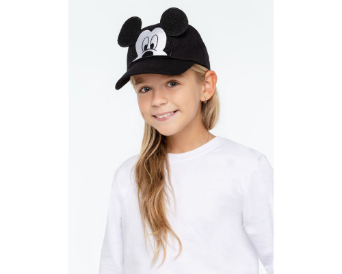 Бейсболка детская «Микки Маус», черная