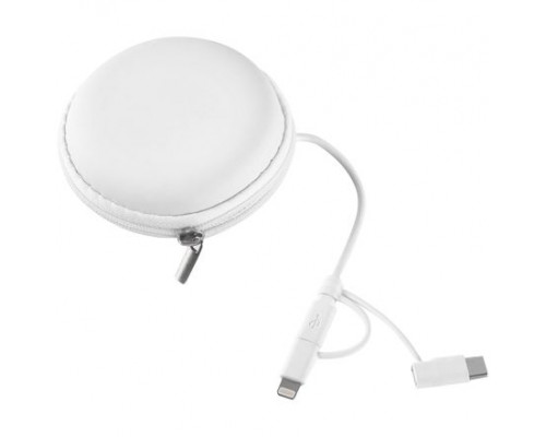 Кабель All in All в футляре, белый