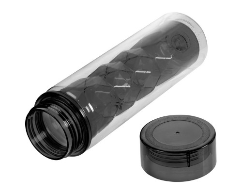Бутылка для воды Gems Black Morion, черный морион