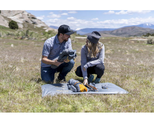 Палатка трекинговая Maxfield 2, серая с оранжевым