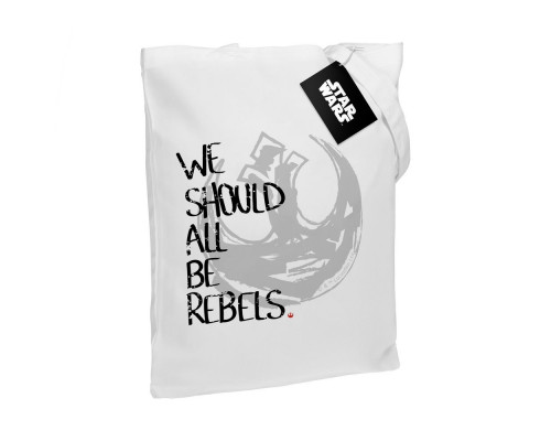 Холщовая сумка Rebels, белая
